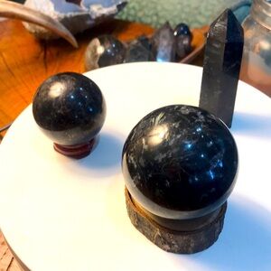 Firework astrophyllite bundle